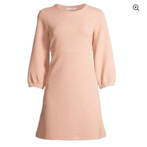 Pink 3/4 length Sleeve Dress
